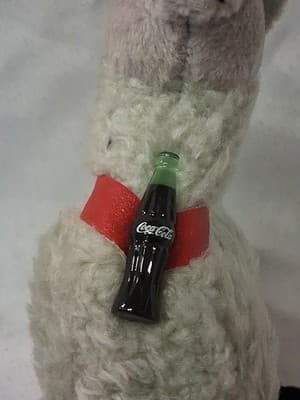 6 inch COKE COLA INTERNATIONAL LLAMA BOLIVA 0243 RETIRED PLUSH - Thumbnail 3