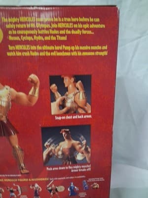 VINTAGE 1997 DISNEY'S HERCULES POWER FLEX GIANT FIGURE MATTEL NEW SEALED ! - Thumbnail 11