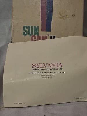 Sylvania Sun Gun II Model SG-55 Movie Light In Original Box W Manual Untested - Thumbnail 2