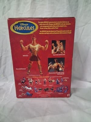 VINTAGE 1997 DISNEY'S HERCULES POWER FLEX GIANT FIGURE MATTEL NEW SEALED ! - Thumbnail 9