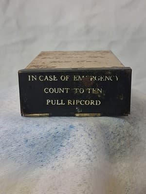 Vintage 1940's Harwood Brass "Help Pay For My New Car" Coin Bank Rare - Thumbnail 6