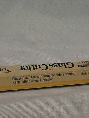 Fletcher Terry Gold Tip Glass Cutter VINTAGE With Original Box - Thumbnail 5