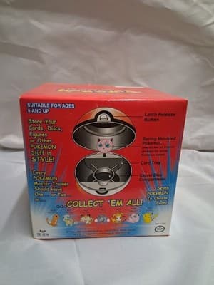 Vintage Pokémon Replica Poke Ball W/ Pokémon Inside Squirtle 1999 Nintendo NIB - Thumbnail 4