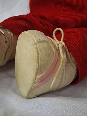 1985 Coleco Cabbage Patch Kid Doll Red Hair Blue Eyes UT2 Mold #2 Red Corduroy - Thumbnail 4