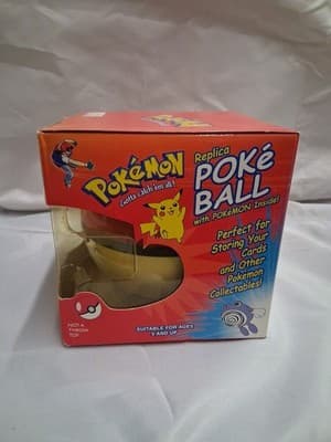 Vintage Pokémon Replica Poke Ball W/ Pokémon Inside Squirtle 1999 Nintendo NIB - Thumbnail 5