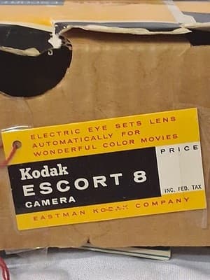 Vintage Kodak Escort 8 Camera 8mm W Original Box Ect 📷 - Thumbnail 8