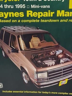 '84 - '95 Dodge Caravan; Plymouth Voyage; Chrysler Town & Country Haynes 30010 - Thumbnail 2