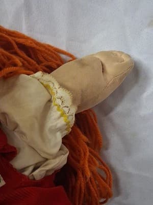 1985 Coleco Cabbage Patch Kid Doll Red Hair Blue Eyes UT2 Mold #2 Red Corduroy - Thumbnail 7