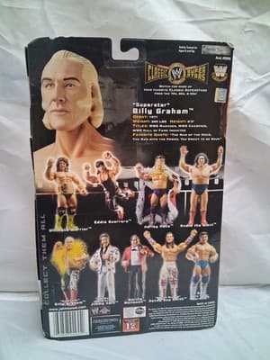 WWE Classic Superstars Superstar Billy Graham Jakks Pacific Action Figure Boxed - Thumbnail 5