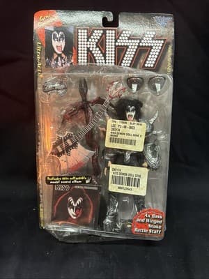 Set of 4-KISS-McFarlane Toys Action Figures W/Model Record Album Box Issues - Thumbnail 2