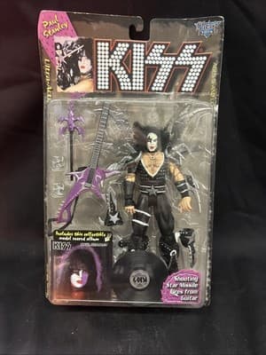 Set of 4-KISS-McFarlane Toys Action Figures W/Model Record Album Box Issues - Thumbnail 6