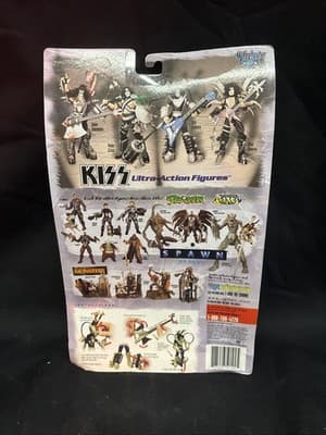 Set of 4-KISS-McFarlane Toys Action Figures W/Model Record Album Box Issues - Thumbnail 5