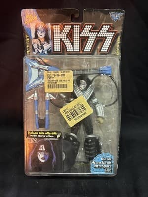 Set of 4-KISS-McFarlane Toys Action Figures W/Model Record Album Box Issues - Thumbnail 4