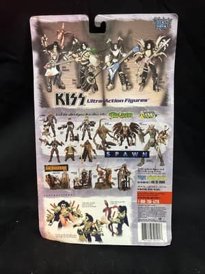 Set of 4-KISS-McFarlane Toys Action Figures W/Model Record Album Box Issues - Thumbnail 3