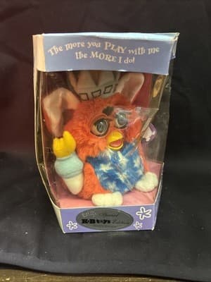 Vintage 1999 FURBY KB Toys Special Limited Edition Statue of Liberty Box Issues - Thumbnail 6