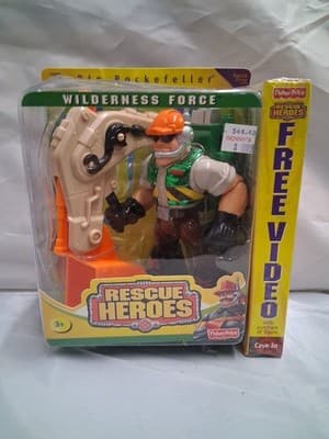 Rescue Heroes Body Force Rip Rockefeller Constructon Worker Factory Sealed! - Thumbnail 2