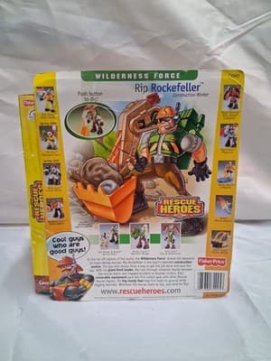 Rescue Heroes Body Force Rip Rockefeller Constructon Worker Factory Sealed! - Thumbnail 5