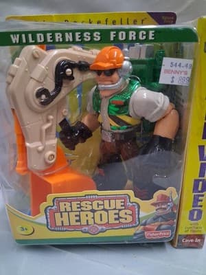 Rescue Heroes Body Force Rip Rockefeller Constructon Worker Factory Sealed! - Thumbnail 3
