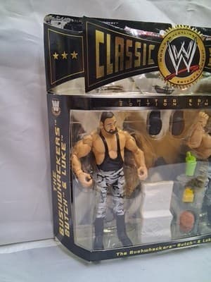 WWE Classic Superstars Limited Edition The Bushwhackers Figures Butch & Luke - Thumbnail 3