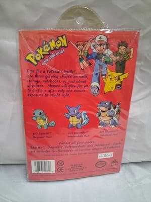 Pokemon Glow In Dark Starter Pack 16 Pieces Decor Nintendo 1999 intermediate - Thumbnail 3