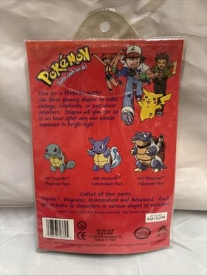 Alpi Pokemon Glow In Dark 16 Pieces Decor W Adhesive Nintendo 1999 advanced Pack - Thumbnail 2