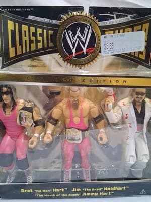 WWE Classic Super Stars Champion Series 2005 Hart Foundation - Thumbnail 3
