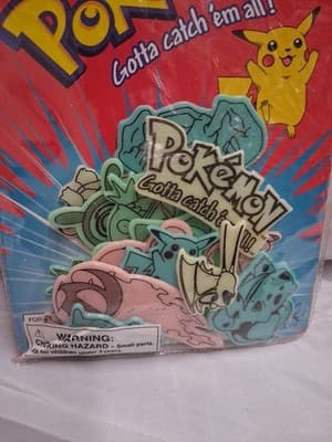 Alpi Pokemon Glow In Dark 16 Pieces Decor W Adhesive Nintendo 1999 Beginner Pack - Thumbnail 2