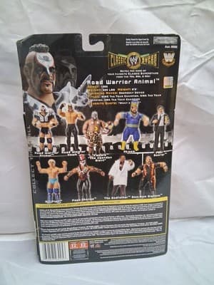WWE Jakks Pacific Classic Superstars Series 9 Road Warrior Animal New Sealed - Thumbnail 3