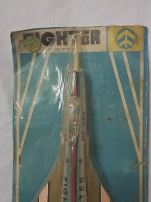 **RARE**1964 TIN FIGHTER JET TOY PLANE PF-292 FRICTION PLANE SEALED ✈️ READ - Thumbnail 2