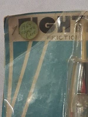 **RARE**1964 TIN FIGHTER JET TOY PLANE PF-292 FRICTION PLANE SEALED ✈️ READ - Thumbnail 10