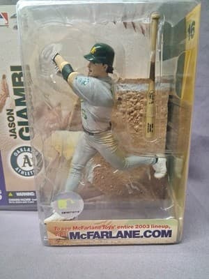 McFarlane MLB Series 5 Jason Giambi Oakland A's Grey Jersey Action Figure - Thumbnail 2