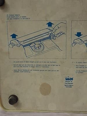 VINTAGE ILLCO MICKEY MOUSE JR TYPEWRITER TOY DONALD DUCK HONG KONG MADE - Thumbnail 10