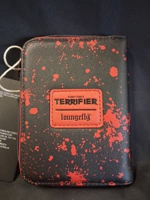 Loungefly Terrifier Art The Clown Splatter Wallet Horror NEW - Thumbnail 3