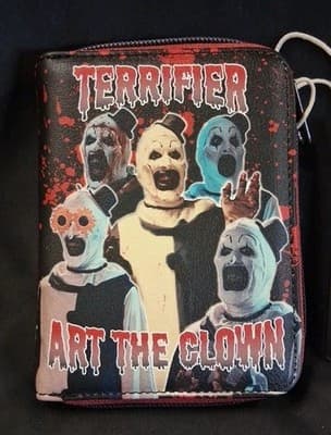 Loungefly Terrifier Art The Clown Splatter Wallet Horror NEW