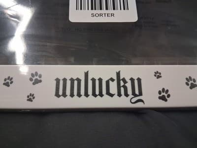 Black Cat Club Unlucky License Plate Frame Hot Topic - Thumbnail 4