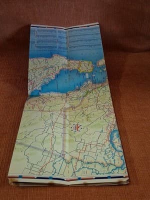 Original Vintage Map -- SAN FRANCISCO street & vicinity maps CHEVRON - Thumbnail 3