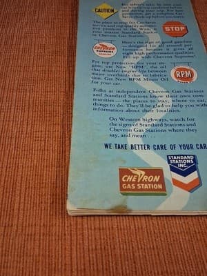 Original Vintage Map -- SAN FRANCISCO street & vicinity maps CHEVRON - Thumbnail 5