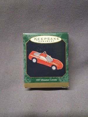Hallmark Keepsake 1997 Miniature Corvette Ornament Chevrolet Chevy NEW