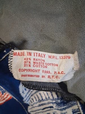1960'S PRESIDENT JOHN F KENNEDY TAPPESTRY WALL RUG MADE IN ITALY - Thumbnail 5
