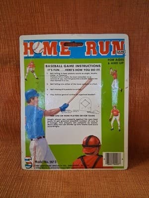Vintage Home Run Game 207-3 1987 Smethport Specialty Pinball Baseball Boardgames - Thumbnail 2