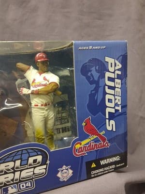 Vintage 2004 MLB World Series Boston Red Sox St. Louis Cardinals Figures - Thumbnail 3
