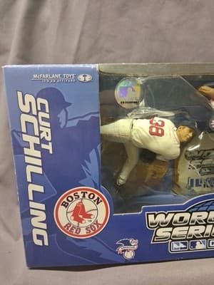Vintage 2004 MLB World Series Boston Red Sox St. Louis Cardinals Figures - Thumbnail 2