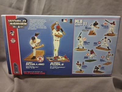 Vintage 2004 MLB World Series Boston Red Sox St. Louis Cardinals Figures - Thumbnail 5