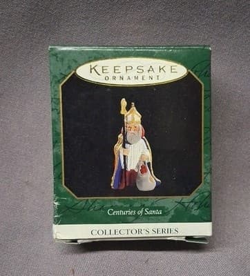 "Centuries of Santa" Hallmark Miniature Ornament (1997)