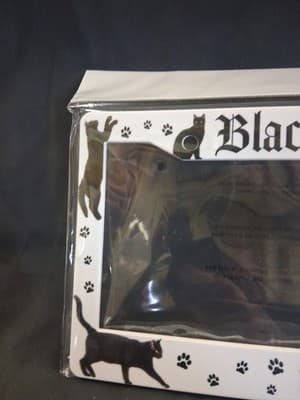 Black Cat Club Unlucky License Plate Frame Hot Topic - Thumbnail 2