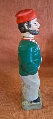 Vintage FIGURAL PIRATE "Old Salt" Whiskey Decanter - Thumbnail 2