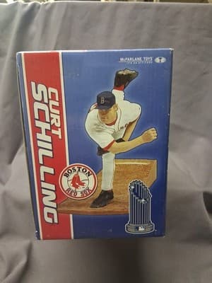 Vintage 2004 MLB World Series Boston Red Sox St. Louis Cardinals Figures - Thumbnail 4