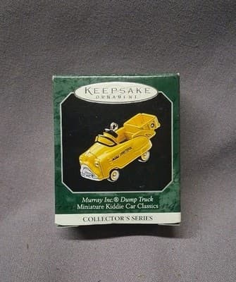 Hallmark Keepsake Ornament Miniature MURRAY DUMP TRUCK Kiddie Car New 1998