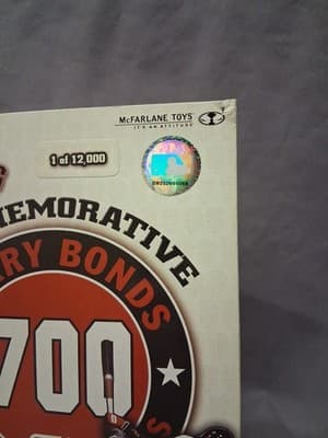 McFarlane Barry Bonds 700 Home Runs Commemorative Limited Figure 1 of 12,000 NEW - Thumbnail 2