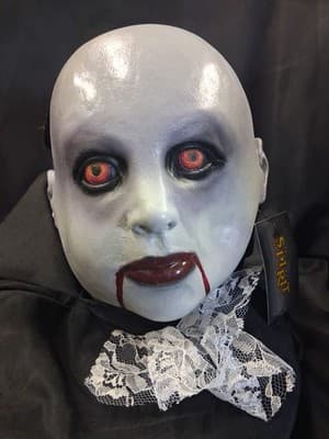 Bloody Hanging Vampire Head Spirit Halloween Decor Hanging Scary Eyes - Thumbnail 4